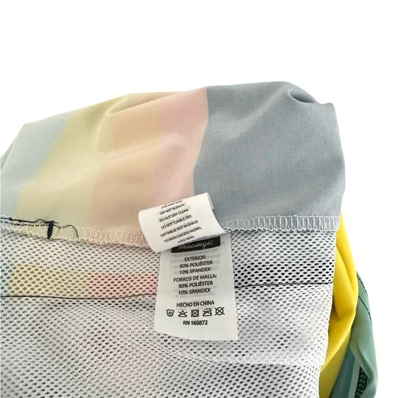 Maamgic ZestZebra Rainbow Striped Swim Trunks Men’s XL - Picture 12 of 13